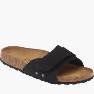 Birkenstock Black Suede Sandals